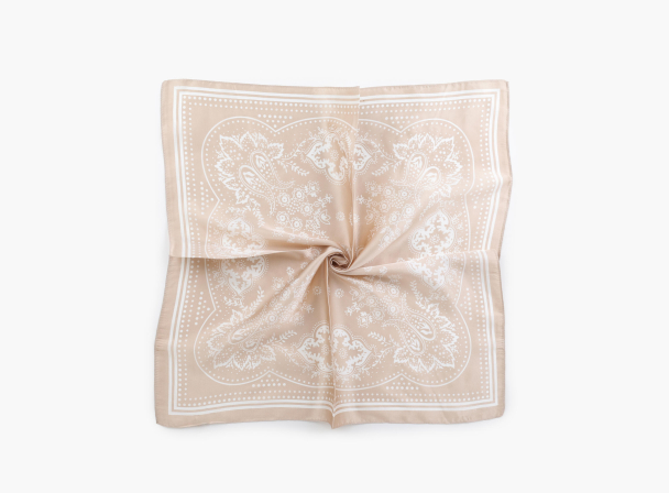 Paisley Skjerf - Lys Rosa - Image 2