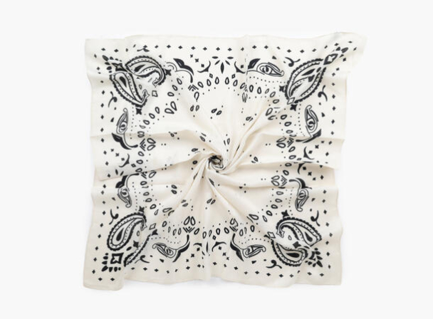 Skjerf 90 x 90cm - Offwhite  - Image 2