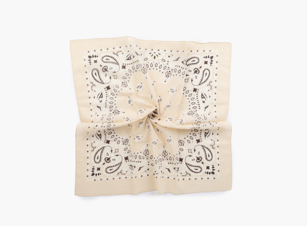 Bomullskjerf Bandana 70 x 70 cm - Sand  - Image 2