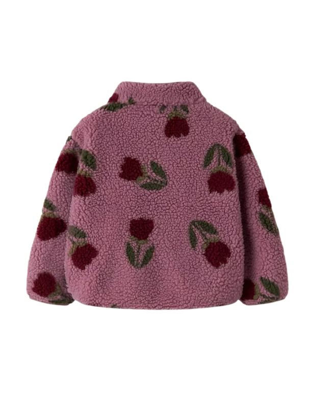NMFOnelda teddyjakke, rosa - Image 2