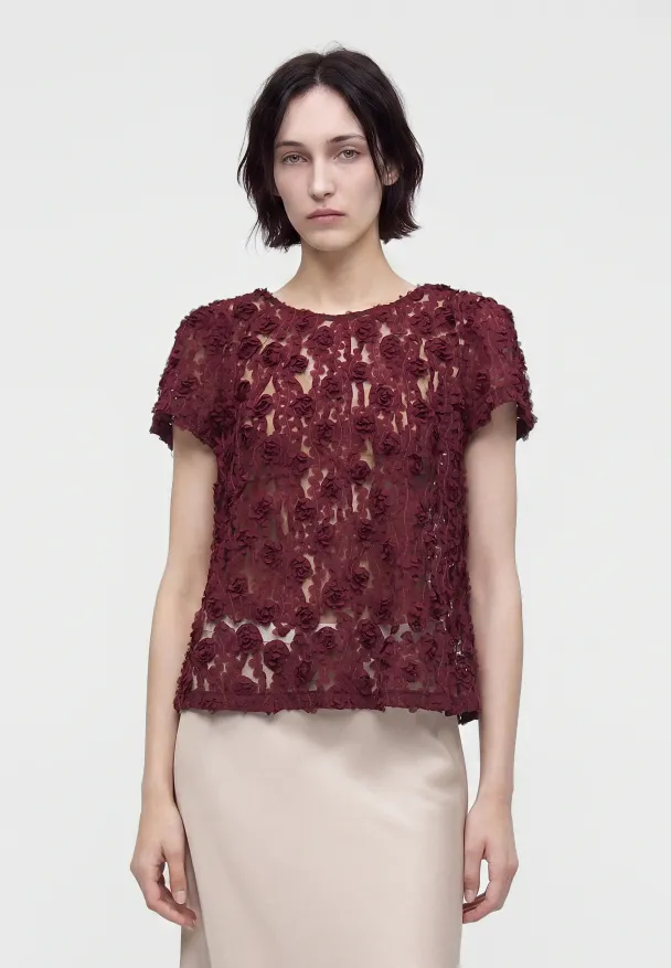 Julie Top - Burgundy  - Image 1
