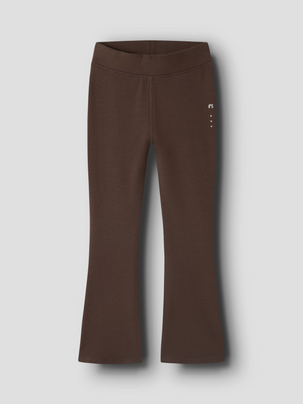 NKFTeagan bootcut sport leggings, brun - Image 1