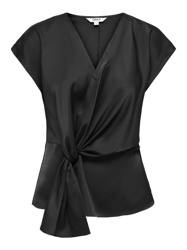 ONLDUNE S/L WRAP KNOT TOP WVN - Image 1
