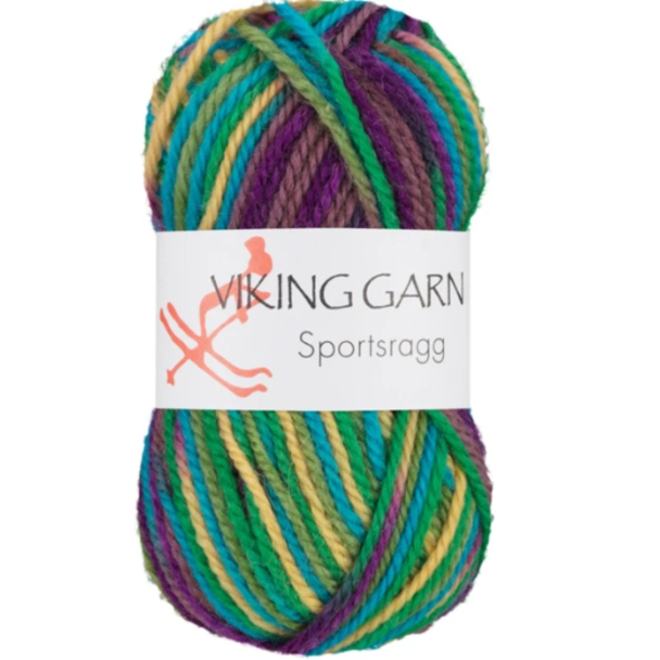 Sportsragg - 592 - Multi Grønn/Lilla