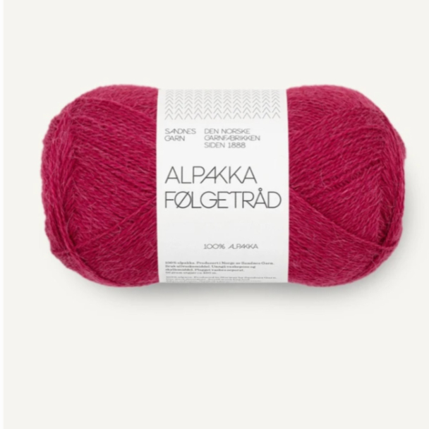 Alpakka Følgetråd - 4255 - Rumba Red