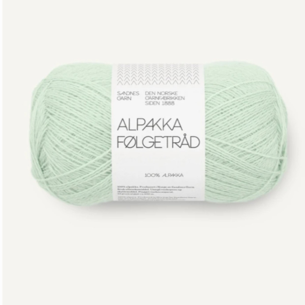 Alpakka Følgetråd - 7911 - Mint Green