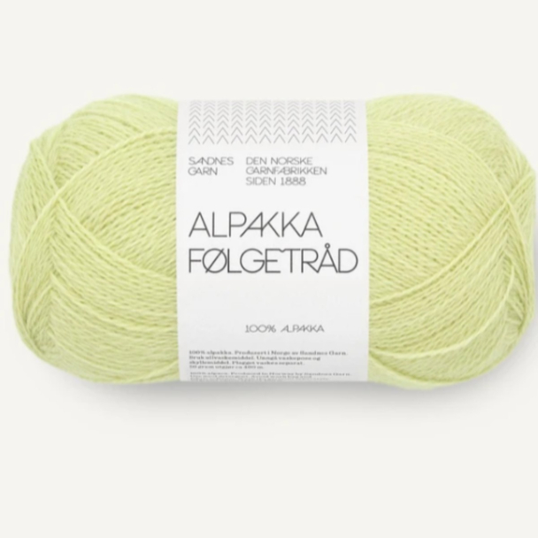 Alpakka Følgetråd - 9523 - Lime Punch