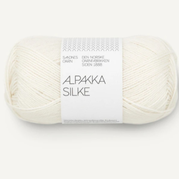 Alpakka Silke - 1002 - White