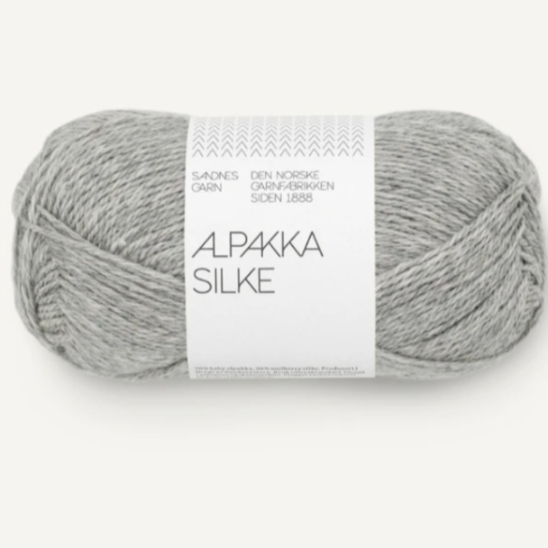 Alpakka Silke - 1042 - Grey Melange