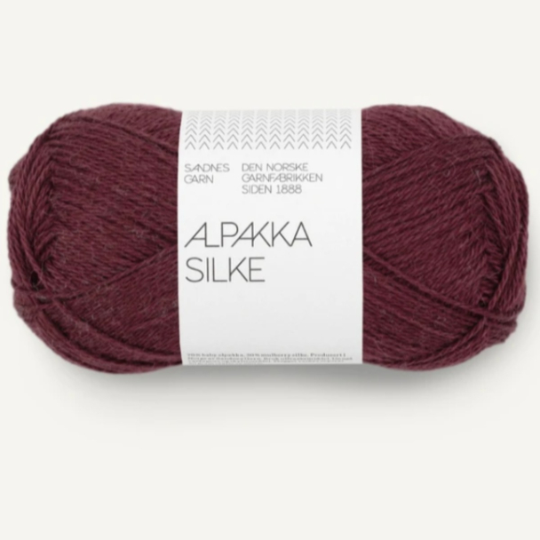 Alpakka Silke - 4372 - Burgundy