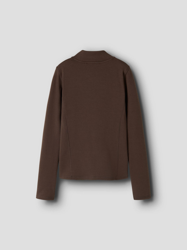NKFTeagan slim sport cardigan, brun - Image 2