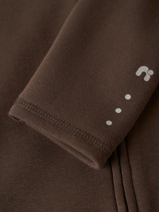 NKFTeagan slim sport cardigan, brun - Image 3
