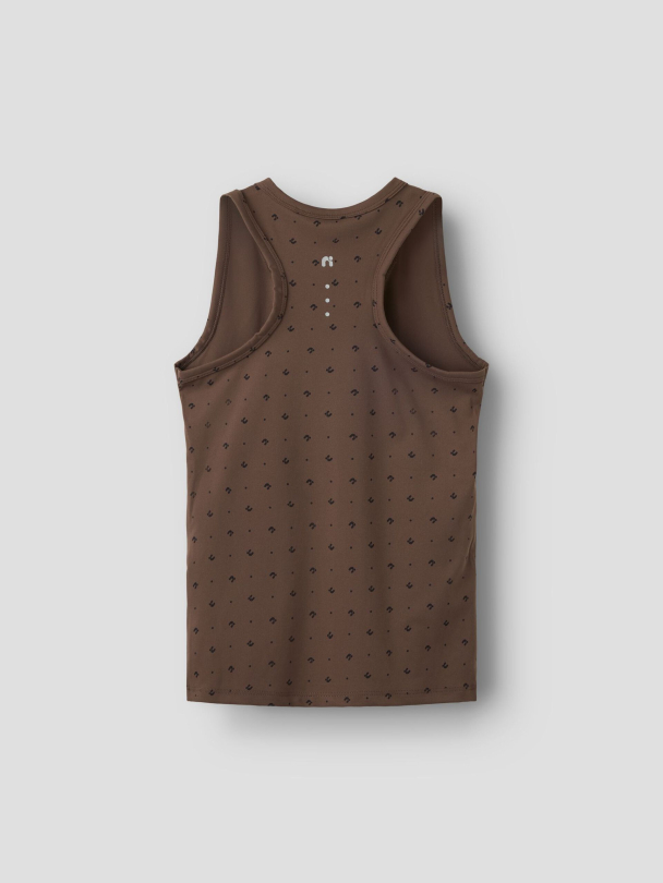 NKFThea slim fit sports topp, brun - Image 3