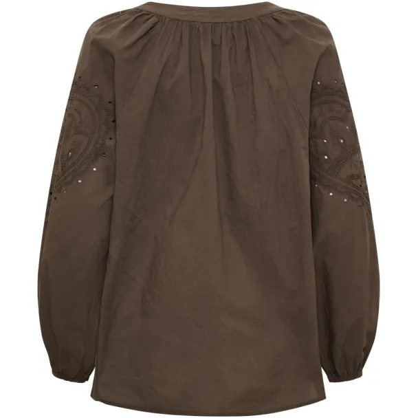 MdcSevina bluse, brun - Image 2