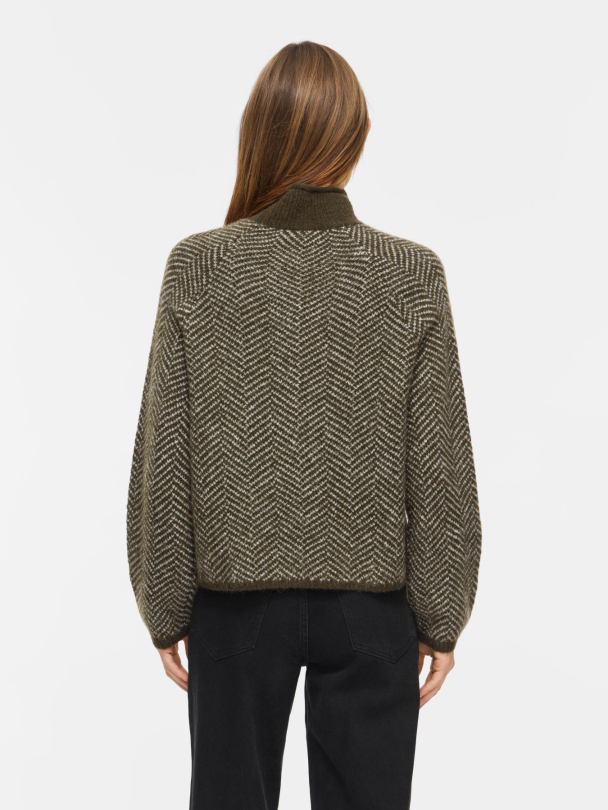 VILORY HIGH NECK L/S KNIT TOP - NOOS - Image 5