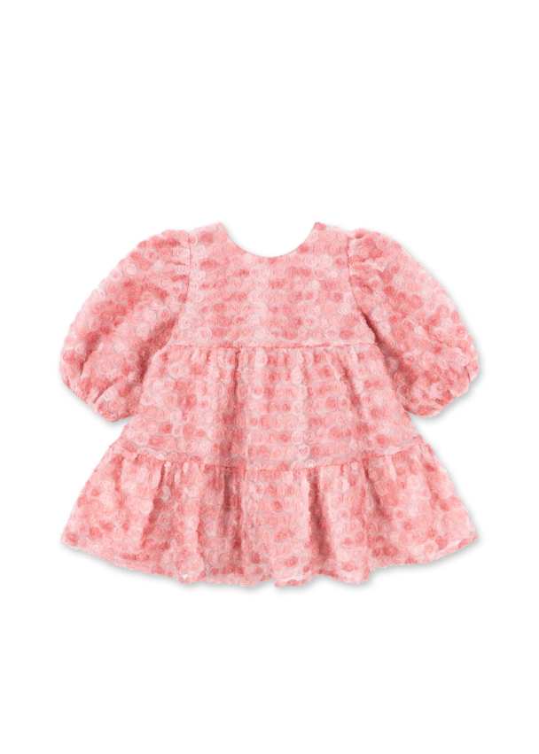 Ally LS Flower Dress - Veiled Rose - Image 1