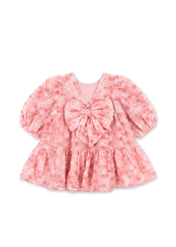 Ally LS Flower Dress - Veiled Rose - Image 2
