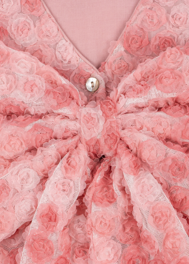 Ally LS Flower Dress - Veiled Rose - Image 3