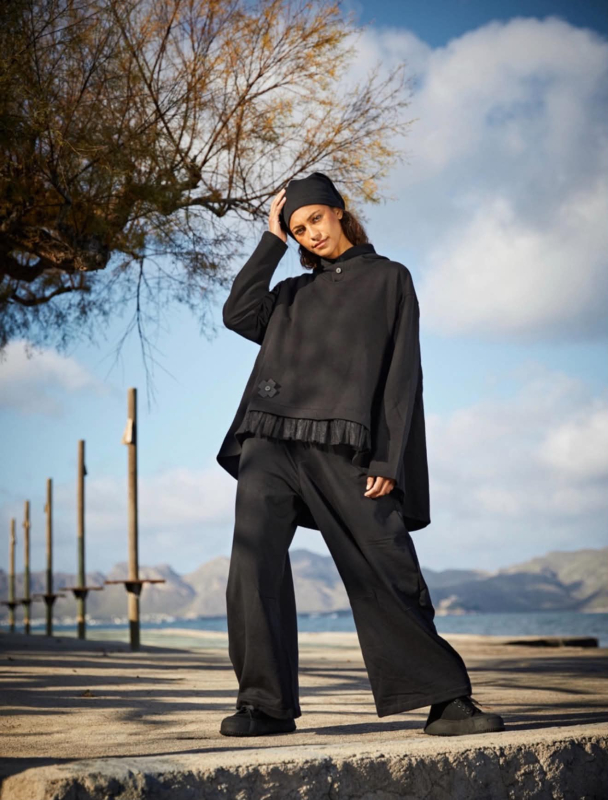 PLUslavie Tulle Hoodie Sweatshirt 2128