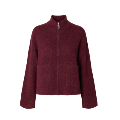 Sia Zipper Cardigan
