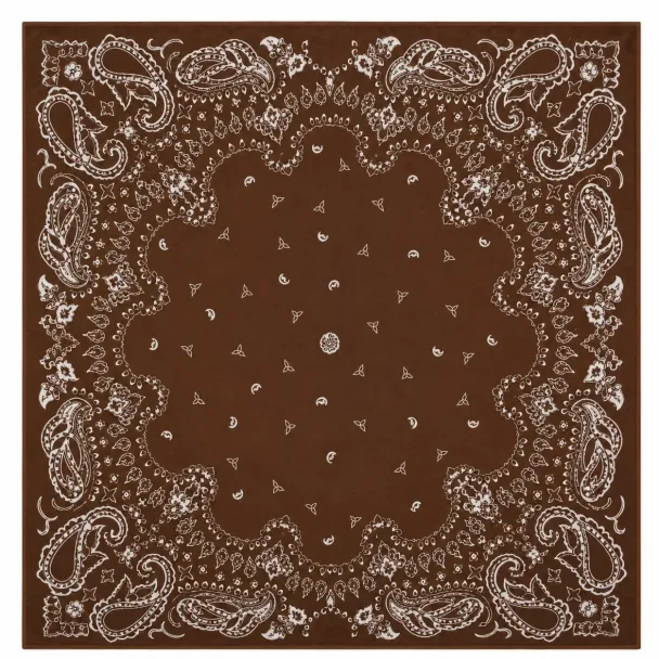 Paisley Scarf - Mocha Mousse 65cm