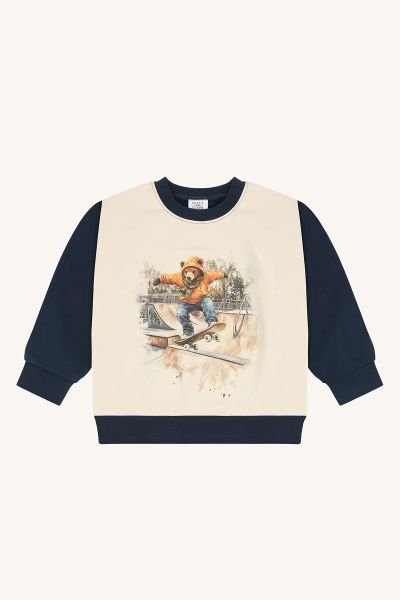 HCSejer Skating Bear Genser Blå