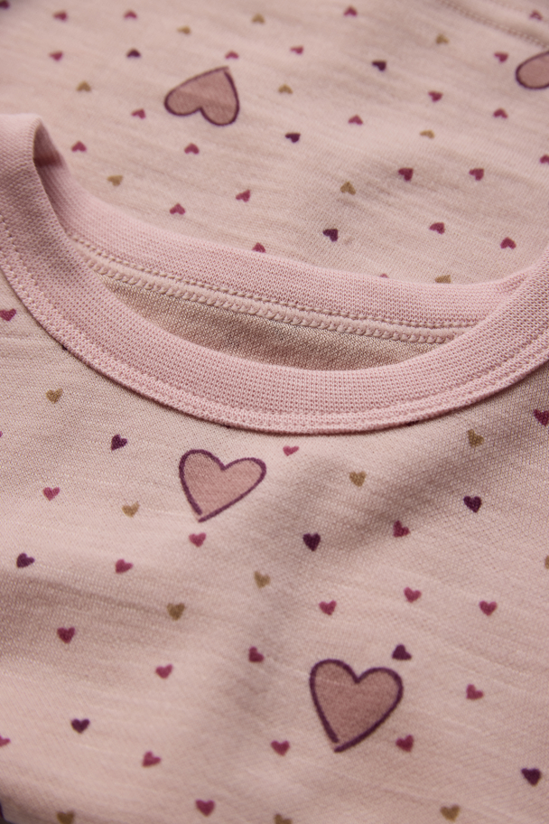 HCAbba Hearts Puff Ullgenser Rosa - Image 2