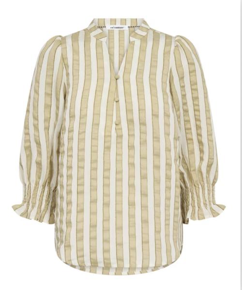 SailaCC Stripe V-Blouse – Co’Couture