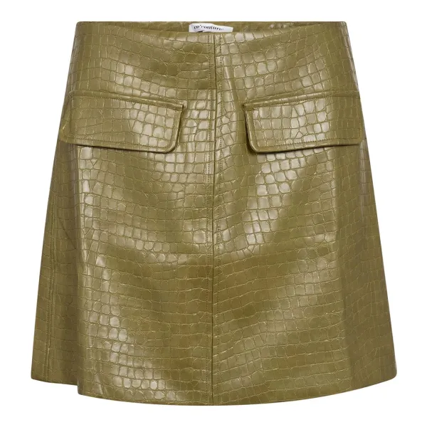 DebraCC Croco Mini A-Skirt – Co’Couture