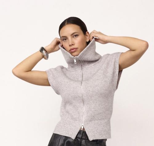RowCC Zip Knit Vest – Co’Couture