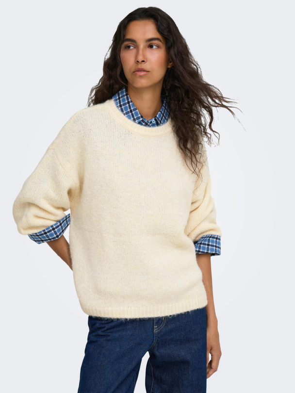 ONLNELLIE LS O-NECK KNT NOOS - Image 3