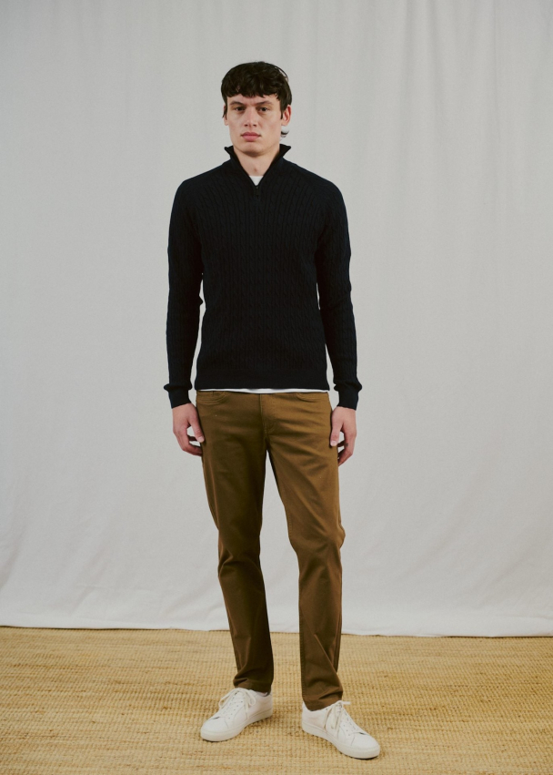 BS Simbel regular fit genser, navy - Image 5