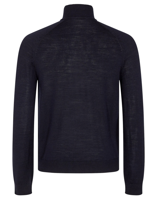 BS Pelle half zip ullgenser, navy - Image 2