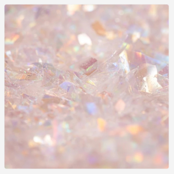 Magic Sparkles Glitterflak  - White Crystal - Image 2