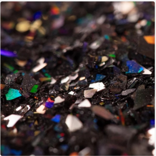 Magic Sparkles Glitterflak - Black Onyx - Image 2