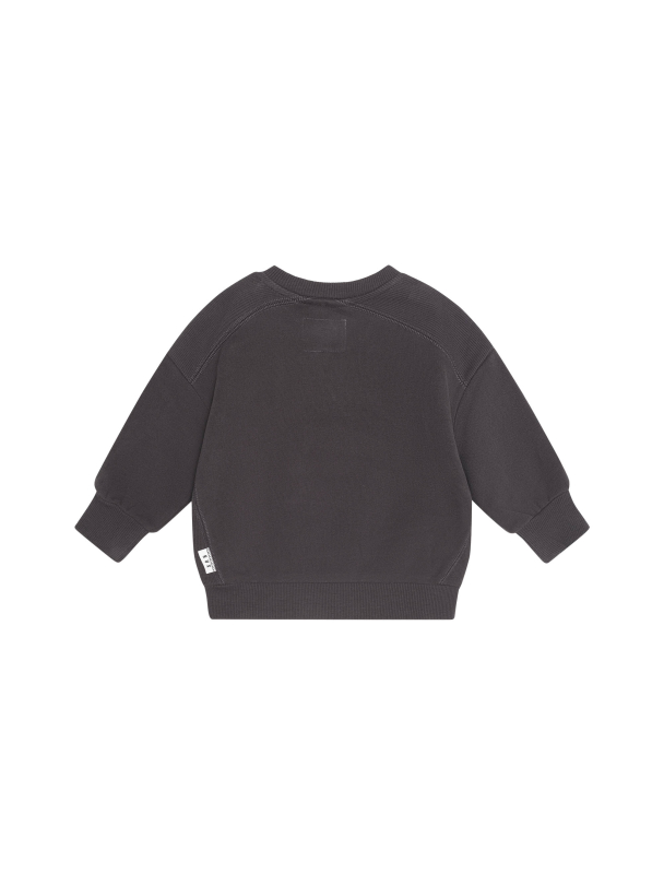 Skater Hux Sweatshirt - Soft Black - Image 2