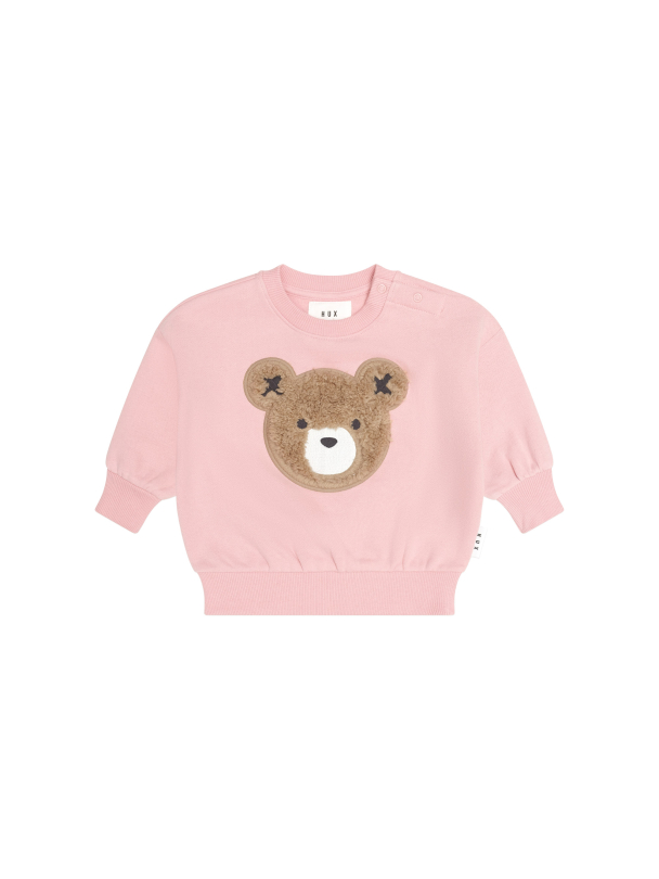 Furry Huxbear Sweatshirt - Vintage Pink - Image 1
