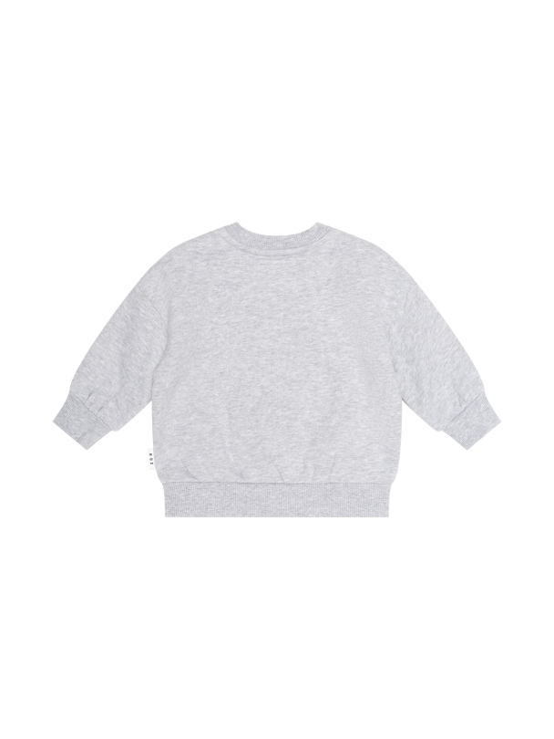 Furry Huxbear Sweatshirt - Grey Marle - Image 2