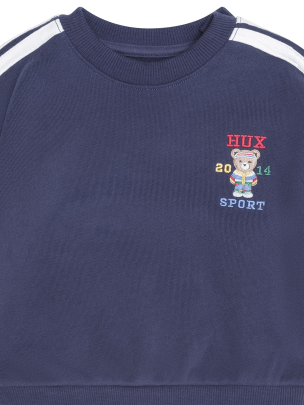 Sporty Stripe Sweatshirt - Ink - Image 3