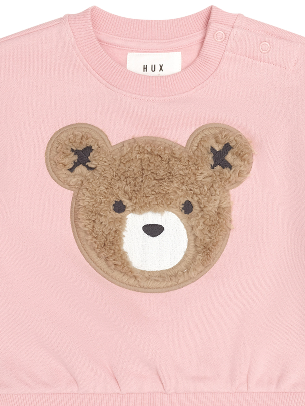 Furry Huxbear Sweatshirt - Vintage Pink - Image 3