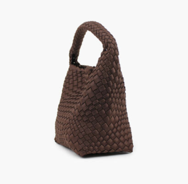Annabel Neoprene Bucket Bag Small - Mørk Brun  - Image 2