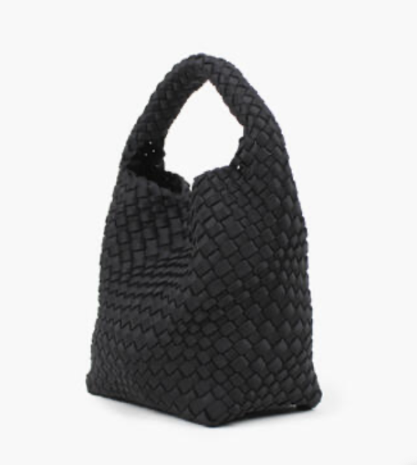 Annabel Neoprene Bucket Bag Small - Sort - Image 2