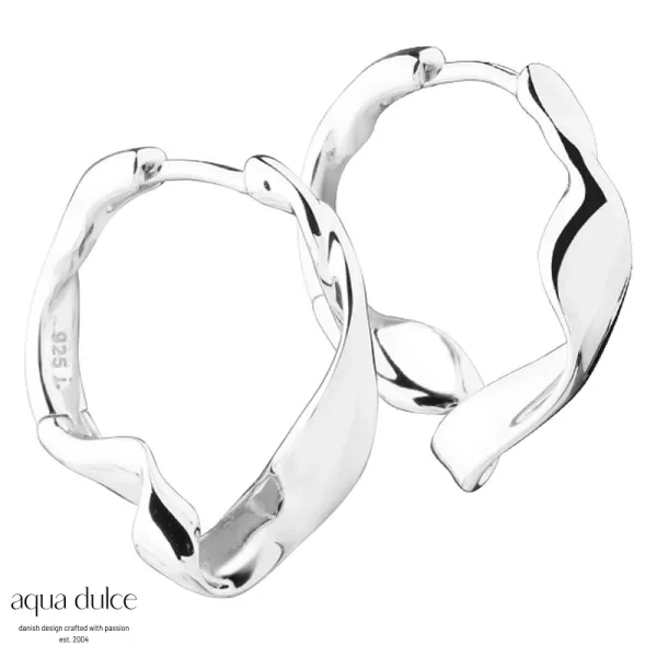 &Oslash;reringer - Liora Simple 22mm (S&oslash;lv)