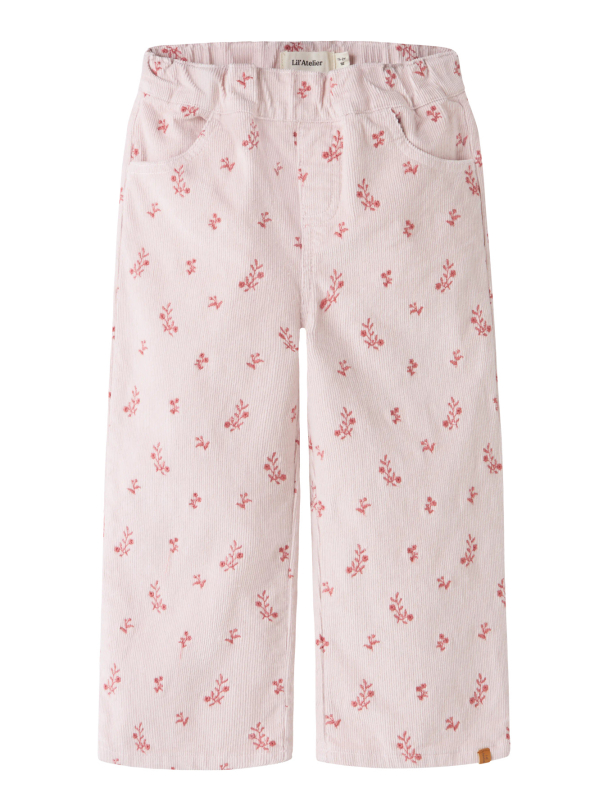 NMFNELLY CORD WIDE PANT 1145-HC LIL - Image 1