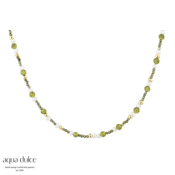Halskjede - Aya Olive (Forgylt)