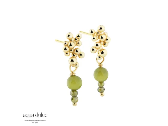 &Oslash;reheng - Aya Olive Stud (Forgylt)