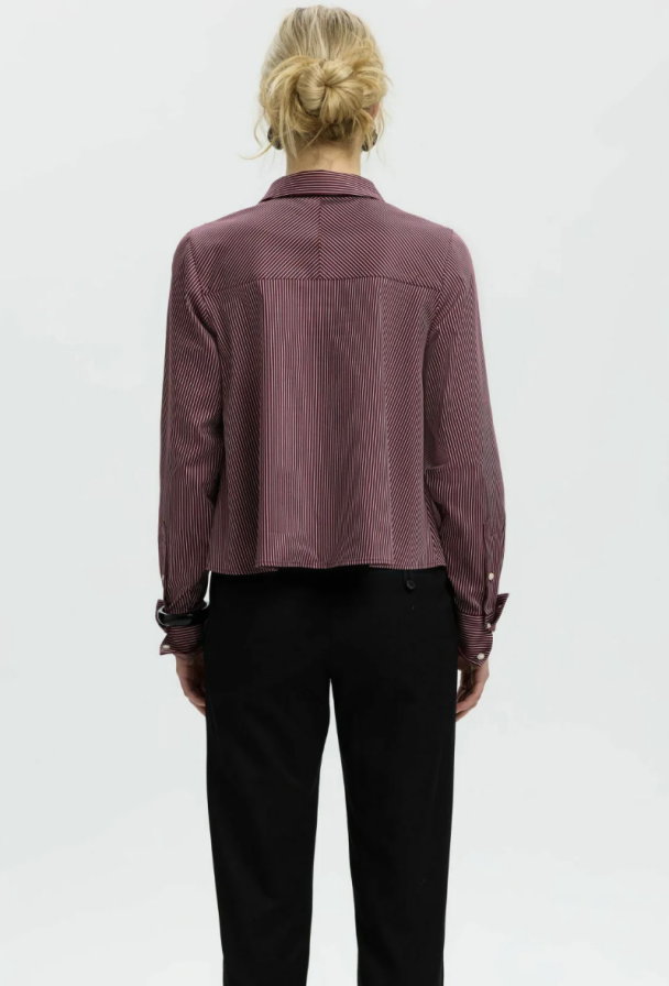 Romie Relaxed Shirt - Tawny Port  - Image 2