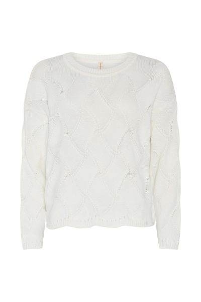 Strikkegenser Offwhite 4351