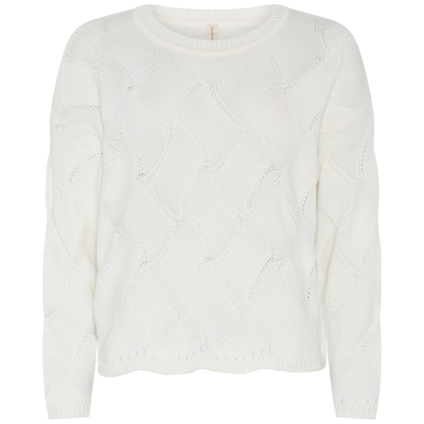 Strikkegenser Offwhite 4351