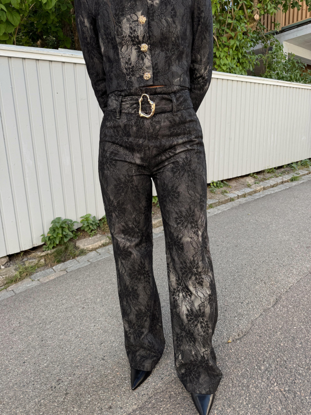 Sandoval Trousers - Black Tie Dye  - Image 1
